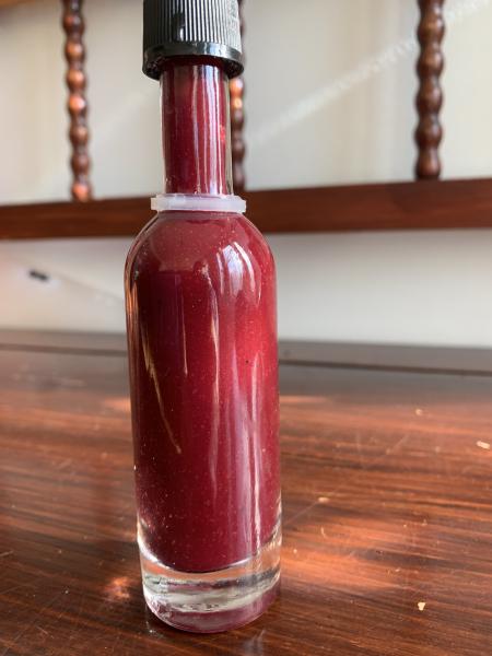 Habanero and berries sauce